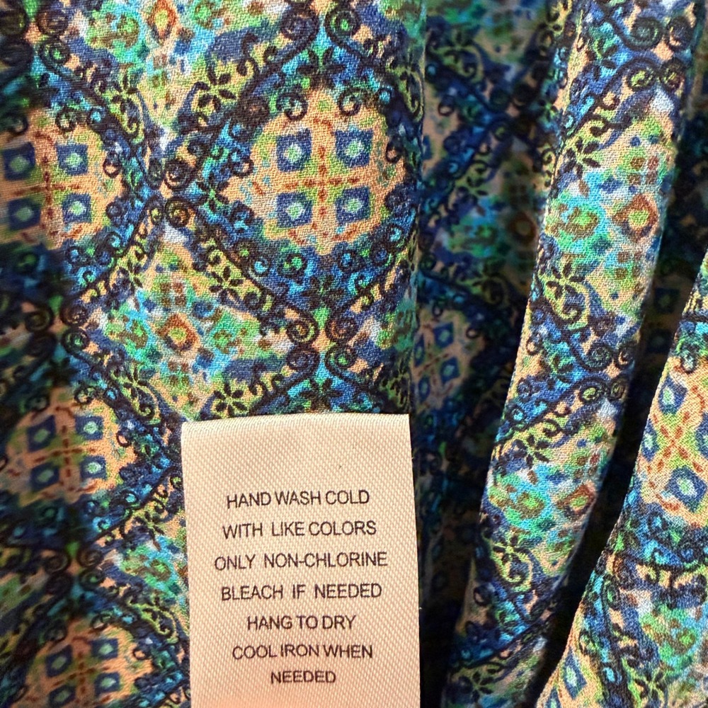 Daniel Rainn Geometric Print Button Front Blouse … - image 12